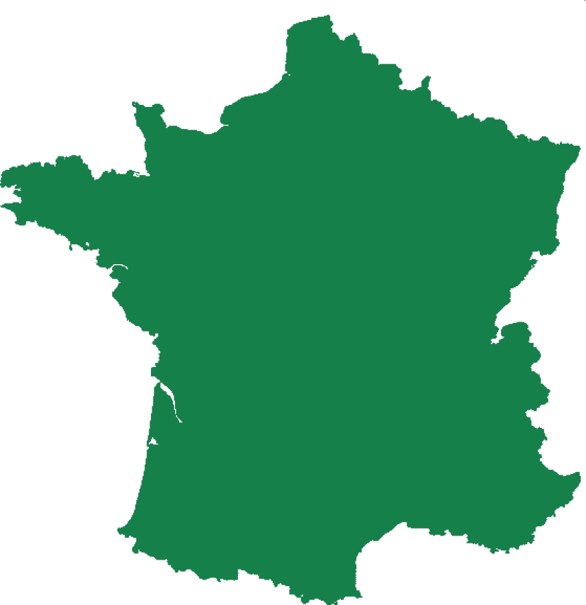 Carte-France_verte Carte de France